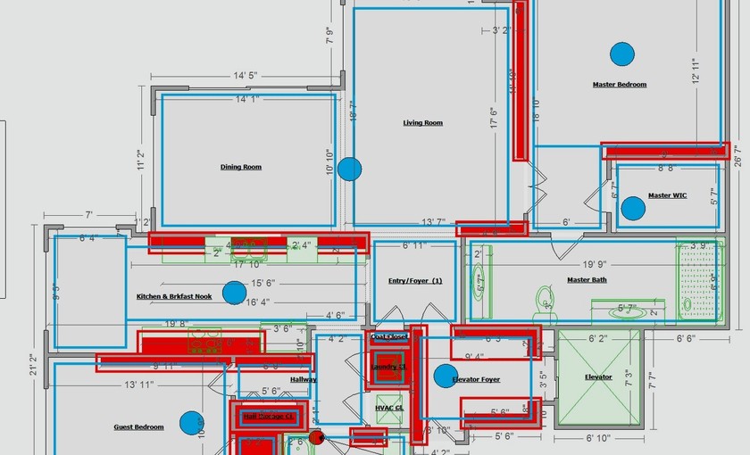 Detailed Apex floor-plan documentation